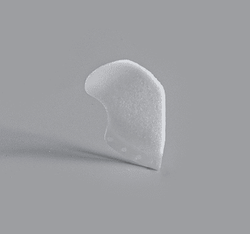 White L-shaped implant designed for orbital floor reconstruction