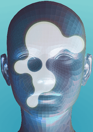 Patient specific implants porous polyethylene custom 3D model showing personalized SU-POR technology
